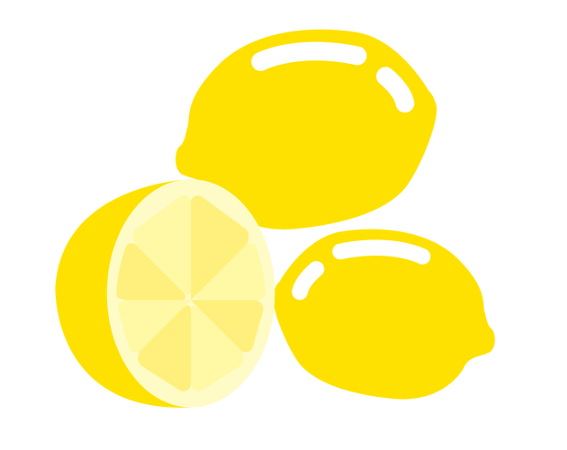 フレッシュレモンのイラスト（フリー素材）