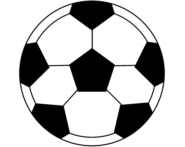 サッカーボールのイラスト（フリー素材）